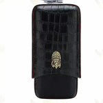 Portable Luxury Cubinski Gothic Moisturizing Leather Cigar Case - EX-STOCK CANADA