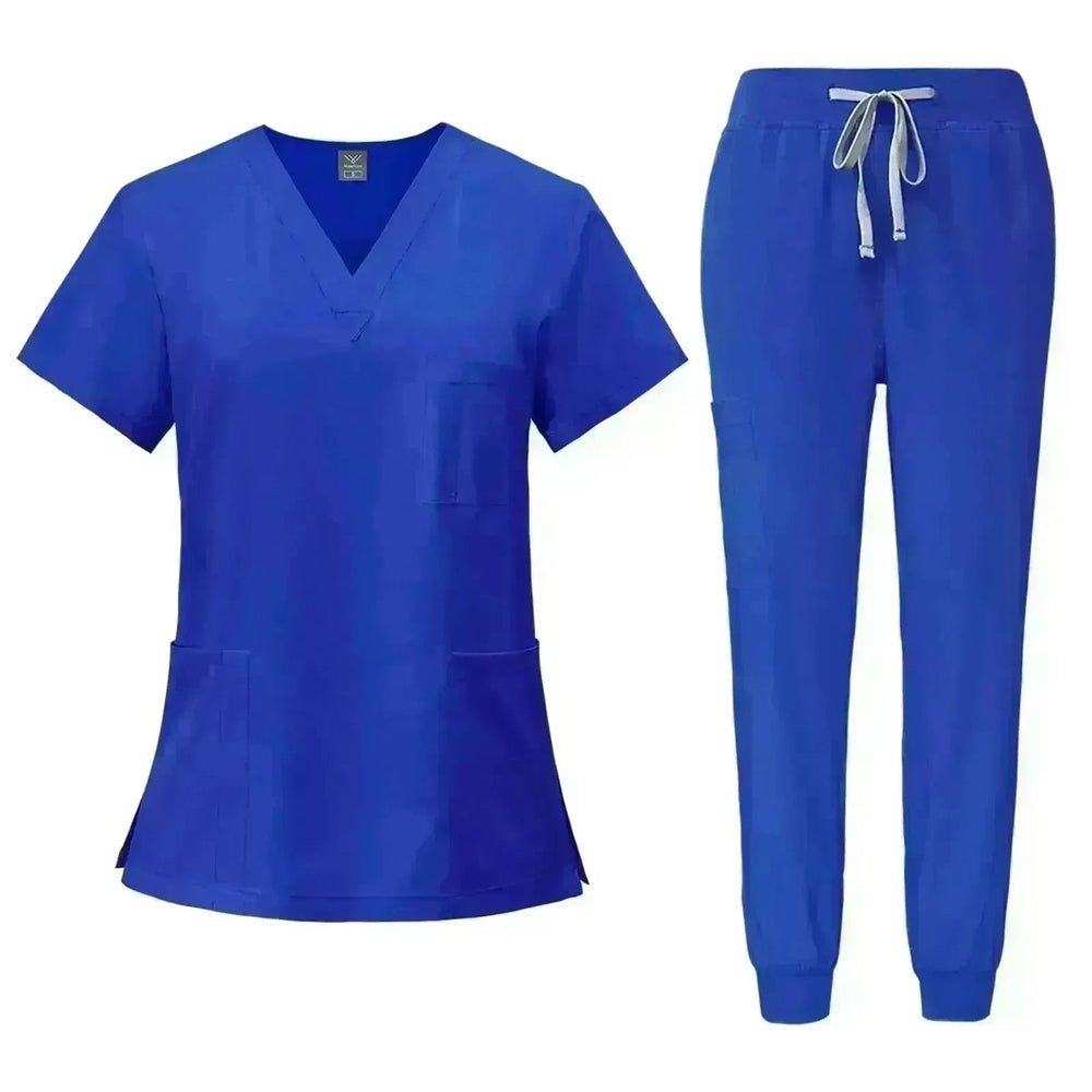 Quick-drying T-shirt Surgical Clothes Oral Nurse Doctor Work Clothes Pet Hospital Work EX-STOCK