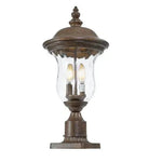 Vintage Outdoor Light Pole Lights, Waterproof Garden Patio Lights, Walkway & Driveway Lighting - One Piece No Bulb