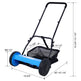 14 Inch 5-blade Hand Push Scroll Lawn Mower With Grass  Device, Blue EX-STOCK Canada 