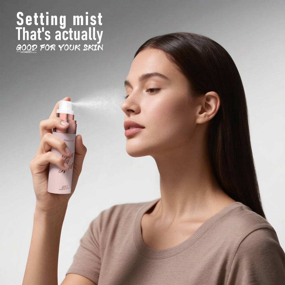 PHOFAY Moisturizing Setting Spray – Long-Lasting Makeup Fixer & Hydrating Mist (100ml)