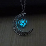 Glowing Pendant Necklaces Silver Plated Chain Necklaces EX-STOCK