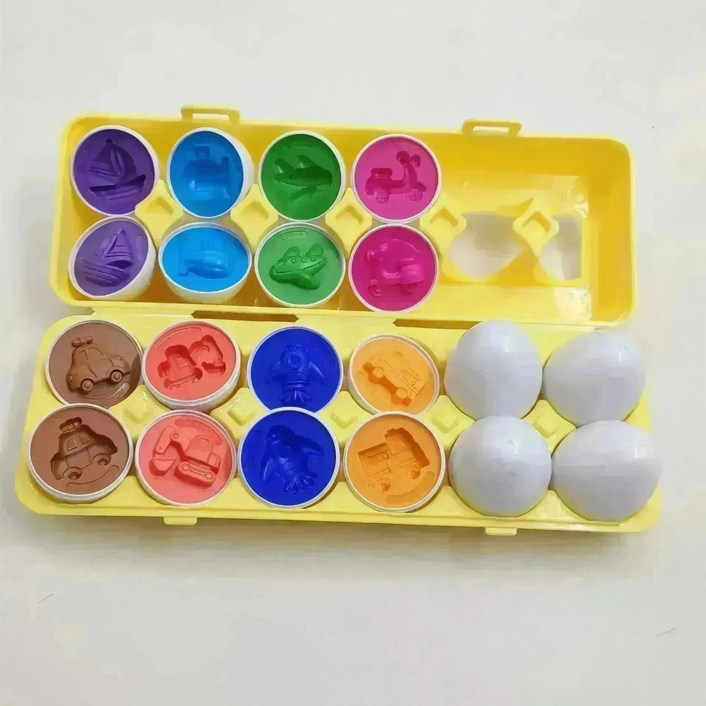 Baby Learning Educational Toy Smart Egg Toy Games Shape Matching Sorters Toys Montessori Eggs Toys For Kids Children - EX-STOCK CANADA