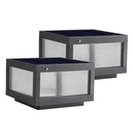 Solar Wall Light With Dimmable LED-2 Package Landscape Pathway Lighting