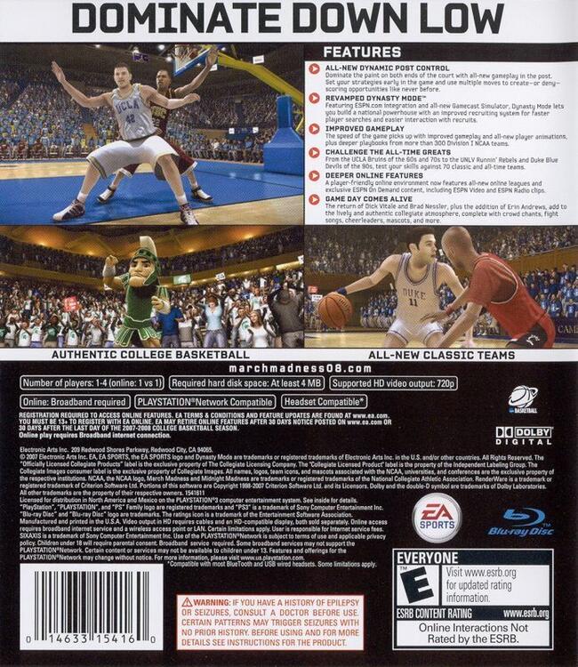 NCAA March Madness 08 