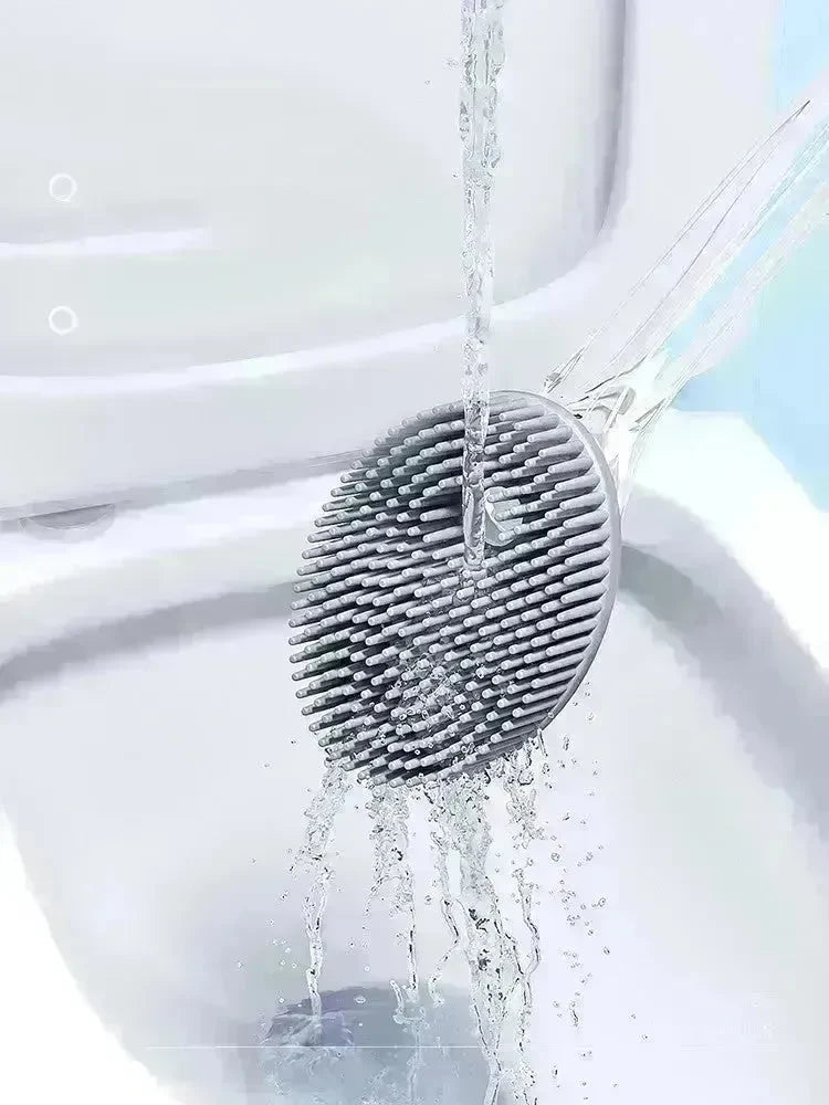 Household Sturdy Bristle strong  silicone Toilet brush - EX-STOCK CANADA