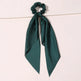 Cute Hair Silk Bow Scrunchie Vintage Satin Scarf Scrunchie - EX-STOCK CANADA