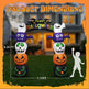 8.2ft Stacking Head Arch, 7pcs White LED Lights, Halloween Inflatable Decoration 12V - EX-STOCK Canada