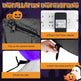 8.2ft Stacking Head Arch, 7pcs White LED Lights, Halloween Inflatable Decoration 12V - EX-STOCK Canada
