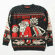 Funny Christmas sweater couple loose jacquard sweater - EX-STOCK CANADA