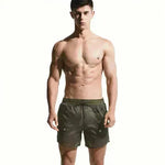 Pantalones de playa para hombres boxeadores de secado rápido