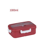 Microwave-heatable stainless steel lunch box EX-STOCK