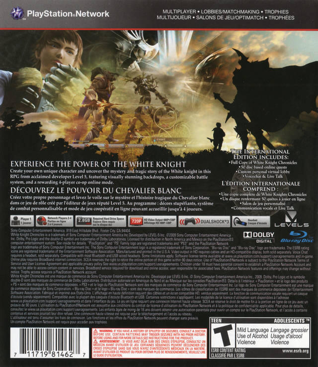 White Knight Chronicles [International Edition] 