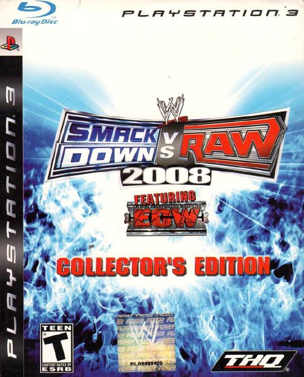 WWE SMACKDOWN VS RAW 2008 MIT ECW - SAMMLERAUSGABE 