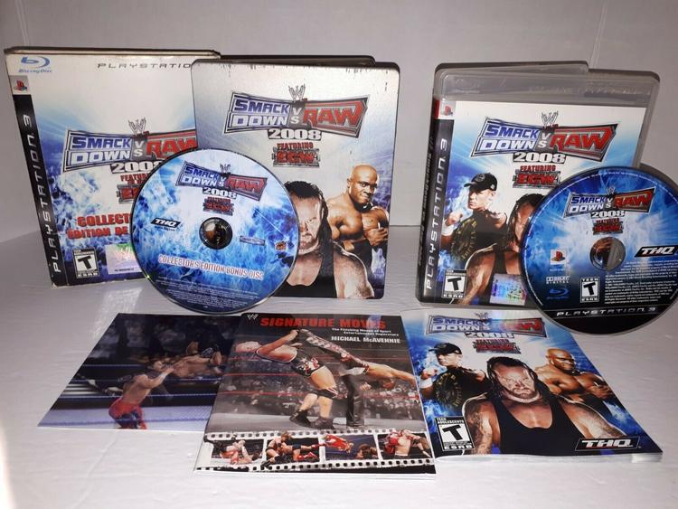 WWE SMACKDOWN VS RAW 2008 FEATURING ECW  -  COLLECTOR'S EDITION 