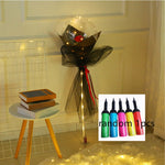 LED Luminous Balloon Rose Bouquet Transparent Bobo Ball Rose EX-STOCK Canada 