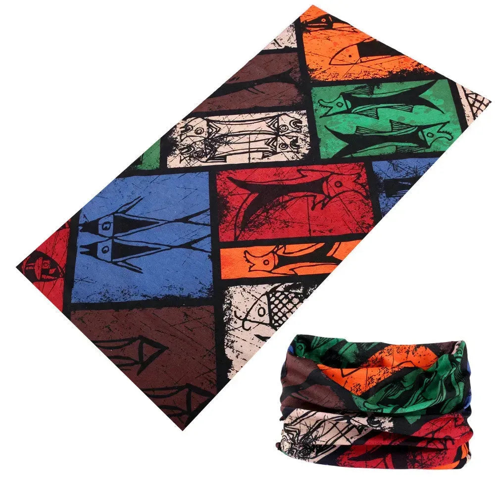 Outdoor Sun Protection Seamless Magic Riding Bandana Scarf Neck Gaiter - EX-STOCK CANADA
