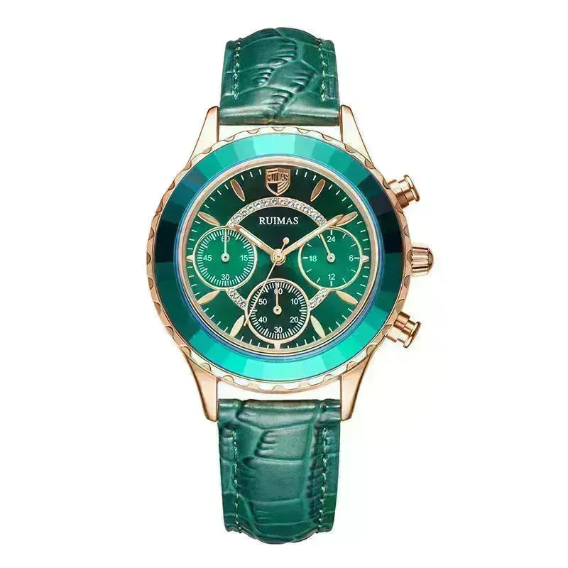 Orologio da quarzo impermeabile in pelle