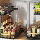 Metal Adjustable Height Two-Tier Drawer Kitchen Bathroom Under Sink Storage Rack EX-STOCK