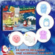 Dowmoo Christmas Pinch Joy Advent Calendar Blind Box, 24 Boxes Christmas Surprise Blind Box Rubber Animal Toys - EX-STOCK CANADA