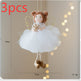 Christmas White Tulle Skirt Golden Wings Angel Girl Pendant EX-STOCK Canada 