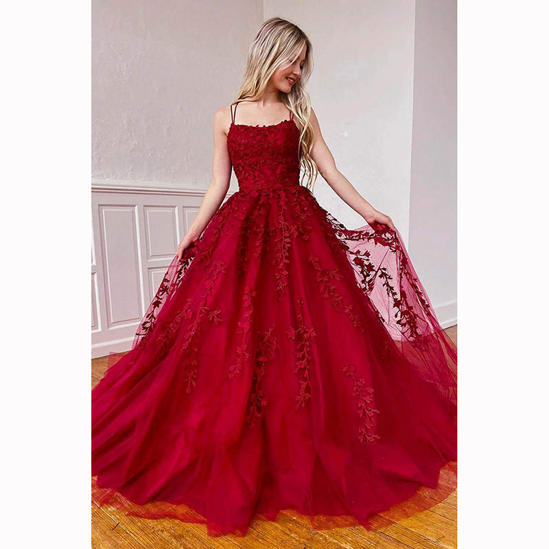Women's Lace Backless Dinner Host Graduation Party Dress EX-STOCK Canada 