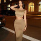 Women Tank Tops Long Skirts Party  Dresses Two Piece Matching Sets Outfit 2025 Summer Clothes  Slim Solid Color - EX-STOCK CANADA
