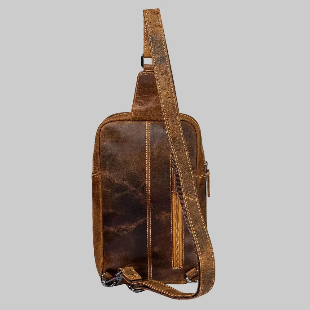 Greenwood Leder Hamilton Umhängetasche Rucksack 