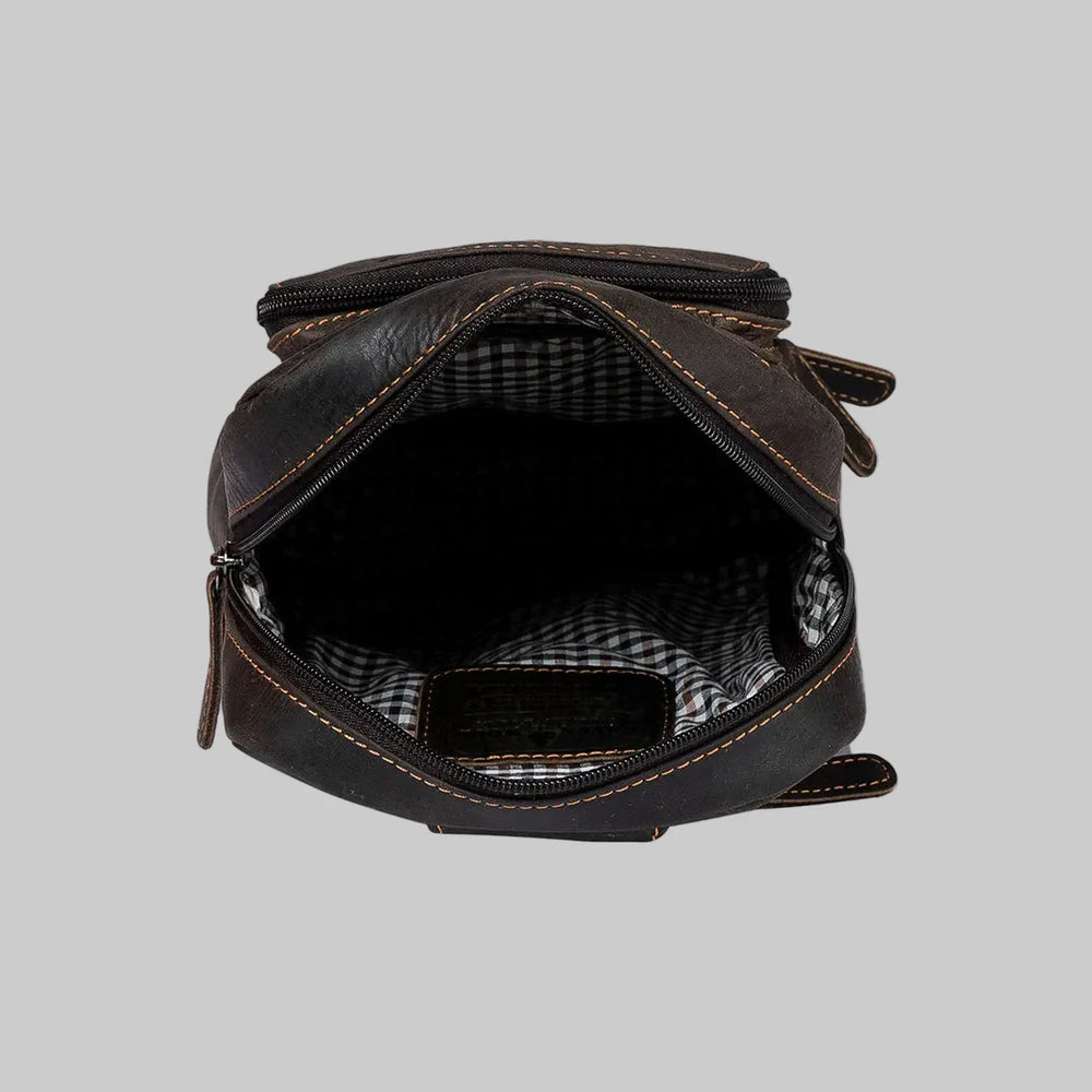 Greenwood Leather Hamilton Crossbody Bag Backpack EX-STOCK Canada 