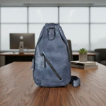 Off The Shoulder Leather Chest Backpack EX-STOCK Canada 