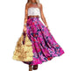 Spring Summer Fashionable Printed Bohemian High Waist floral Circle maxi Skirt - EX-STOCK CANADA