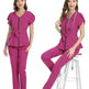 Nurse Lace-up Waist Retraction Surgical Gowns Female Separate Suit Hospital Short Sleeve Brush Hand Clothes Hand Washing Clothes - EX-STOCK CANADA