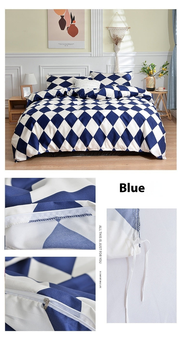 Brushed Single Duvet Cover Student Dormitory Quilt Cover Bedding EX-STOCK Canada 