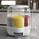 Large Food Storage Container 360 Rotating Rice Barrels Sealed Cereal Dispenser Rice Tank Grain Box Kitchen Storage Container 