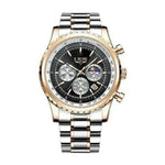 Men's Quartz Watch Business Watch Moon Phase Multifunctional