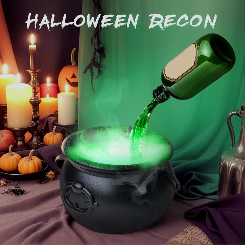 Halloween Black Wizard Bowl Magic Float Bottle And Diffuser Indoor Home Bar Magic Party Horror Ghost Props Halloween Decoration EX-STOCK