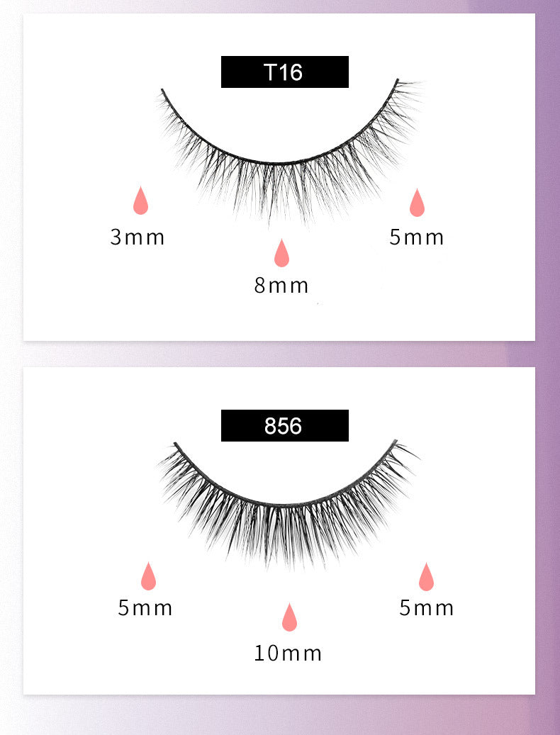 Reusable Magnetic Self-Adhesive Eyelashes No Eyeliner Or Glue Needed False Lashes Stable And Easy To Put On Natural Look And Waterproof Fake Eyelashes EX-STOCK Canada 