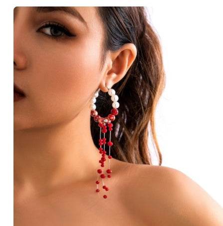 Women's Fashion Gothic Pearl Necklace EX-STOCK