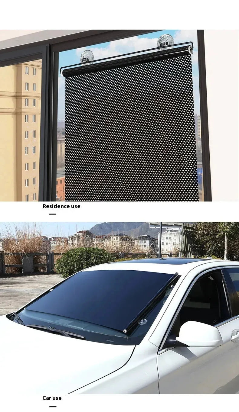 Household Window Sun Protection Punch-free Shading Balcony Shutter - EX-STOCK CANADA