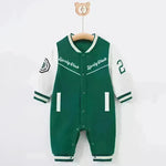 Baby One-piece Spring And Autumn Romper Baseball Uniform cloth - EX-STOCK CANADA