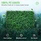 Artificial Boxwood Panel UV 24pcs Boxwood Hedge Wall Panels Artificial Grass Wall  Green Grass Wall Fake Hedge For Decor Privacy Fence Indoor Outdoor Garden EX-STOCK