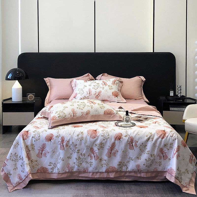 Tencel Summer Duvet Four-piece Washed Silk EX-STOCK Canada 