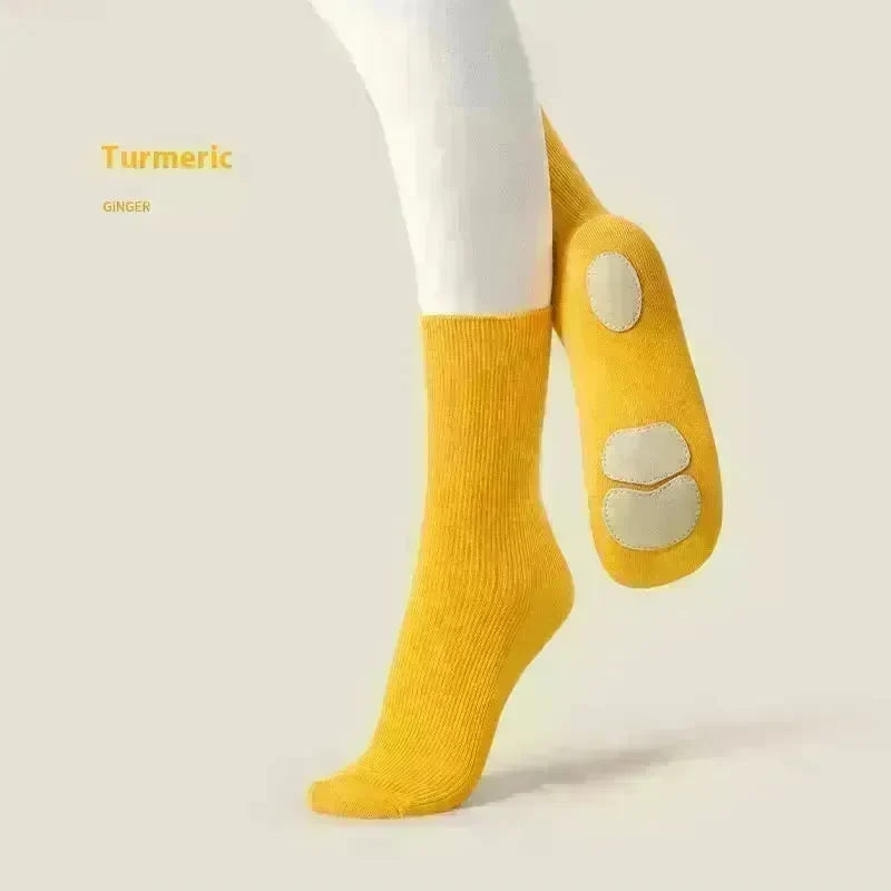Mid Length Professional Classical Non-slip Dance Practice Socks - EX-STOCK CANADA