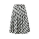 American Retro Low Waist Navel Plaid Pleated Long Skirt Women - EX-STOCK CANADA