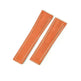 22mm 24mm Black Brown Blue Bamboo Grain Cowhide Watch Strap - EX-STOCK CANADA