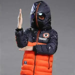 Fashion Boy's Glasses Hooded Warm Cotton Coat - EX-STOCK CANADA