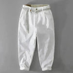 Men's Mid waist Loose Casual Chinos Pant trouser