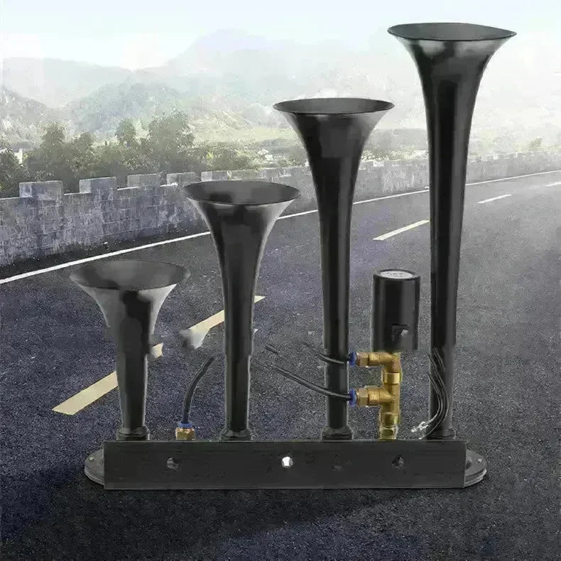 Four-pipe Modified Air-controlled Truck Train Horn Loud Air Pressured Horn - EX-STOCK CANADA