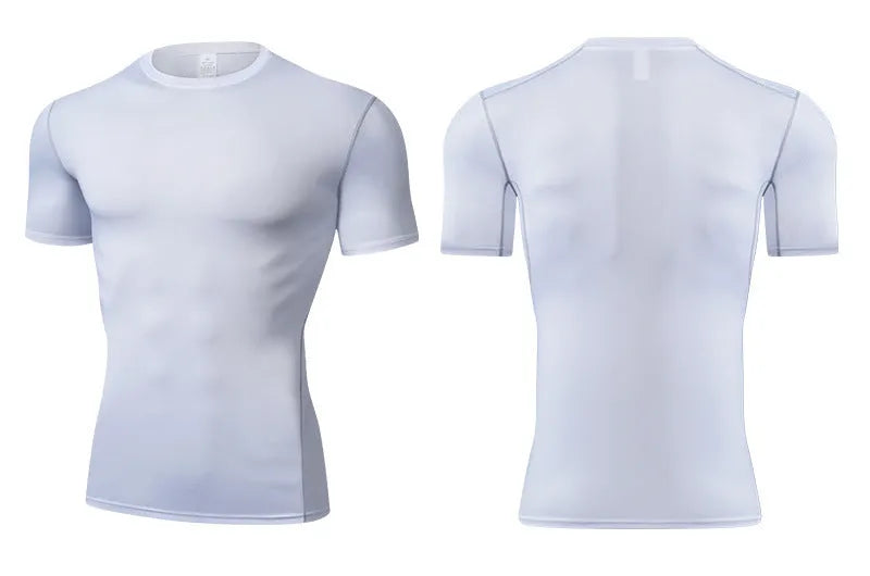 Men's Basketball Sports Tight Short-sleeved Workout Clothes - EX-STOCK CANADA
