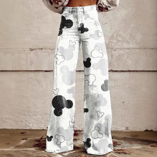 Women's Flared Thin Casual Pants 